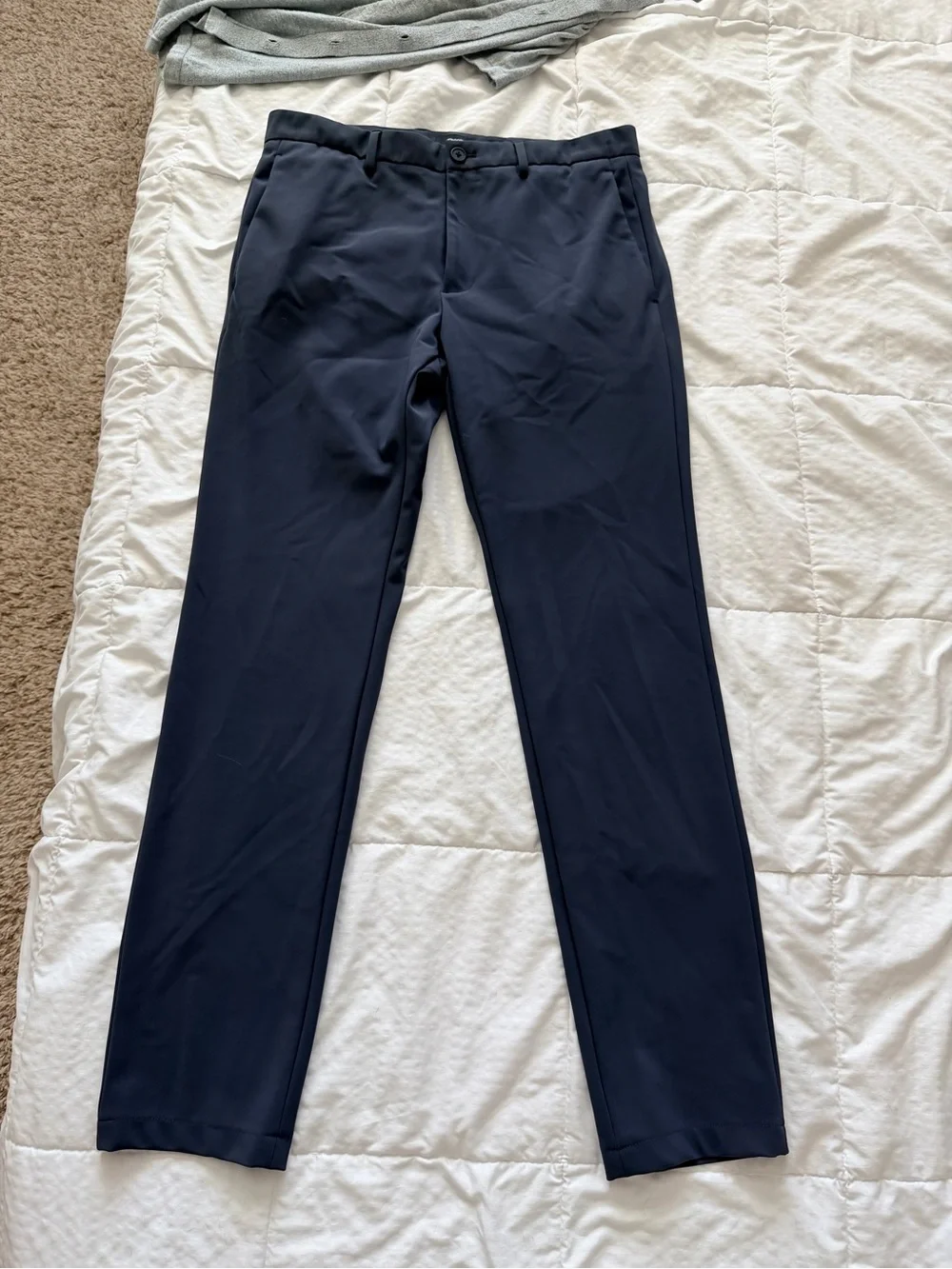 Theory Navy Stretch Dress Pants - Men's